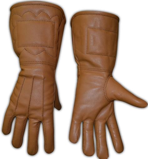 Aviator gloves in leather 